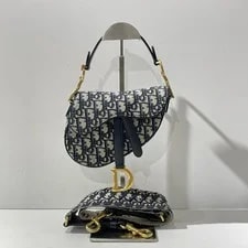 Dior — Dior Saddle Small Embroidery Wide Strap Crossbody — Handbag — resale