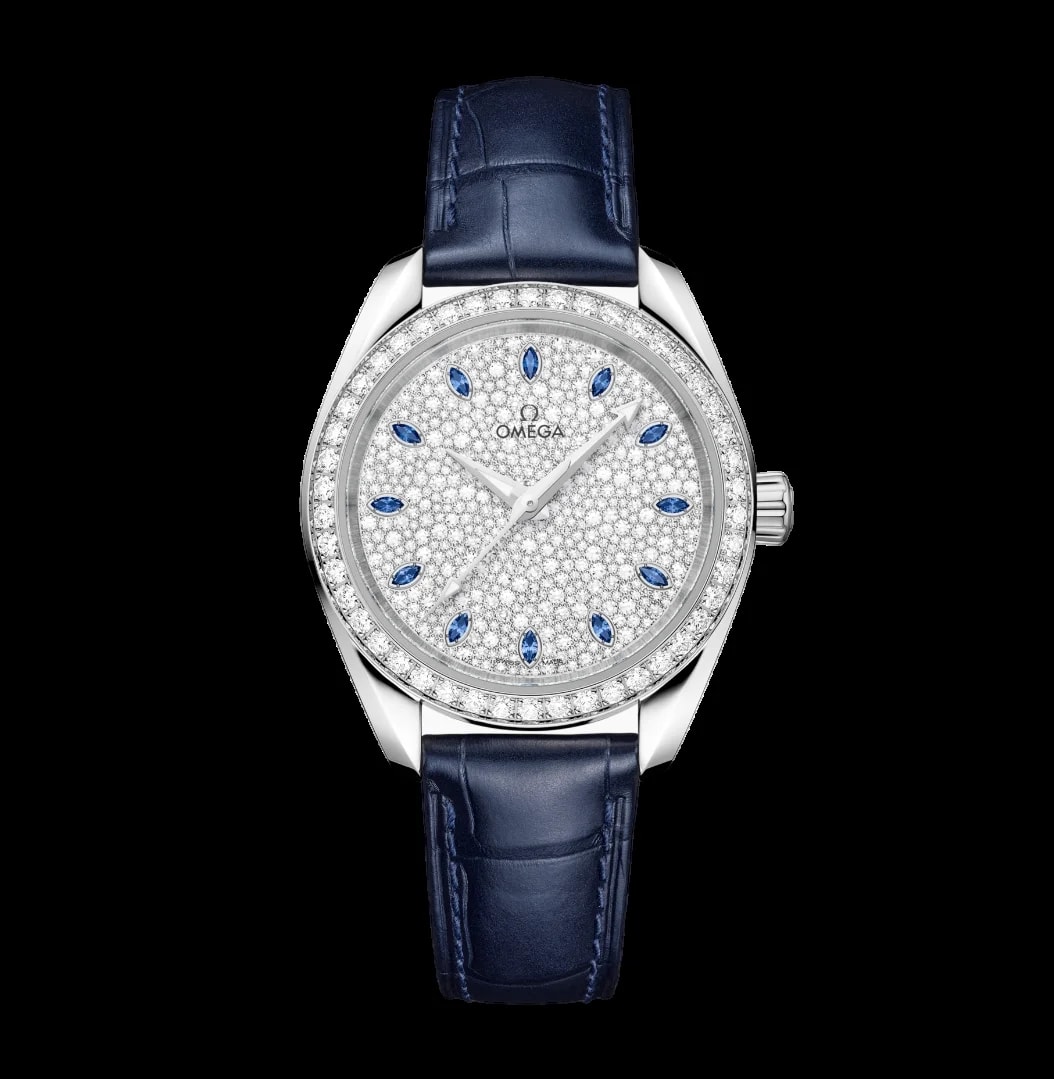 Worldofluxuryus — Omega Seamaster Aqua Terra 18K Canopus Gold™& Diamonds Lady's — Watch — resale