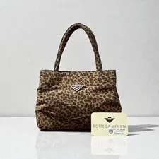 Bottega Veneta — Bottega Veneta Leopard Print Mini Italy Made Auth — Handbag — resale