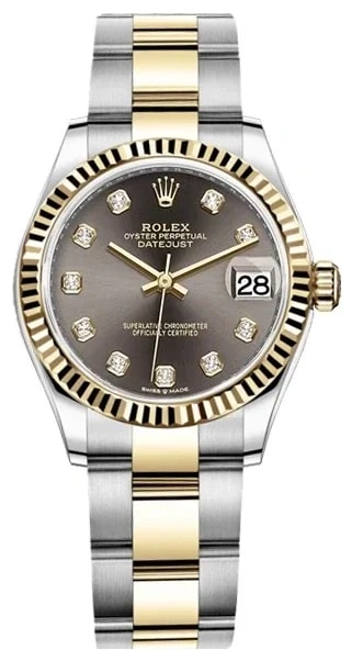 Worldofluxuryus — Rolex Datejust Date Stainless Steel & 18K Yellow Gold — Watch — resale