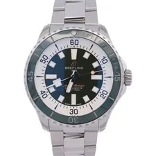 Breitling — Breitling Superocean 44mm Green/White Stick Dial Ref# A17376 — Watch — resale