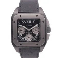 Cartier — Cartier Santos 100 XL Chronograph Automatic W2020005 Titanium/SS Black — Watch — resale