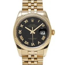 Rolex — Rolex Datejust 116238 36mm Yellow Gold Black #WW342 — Watch — resale