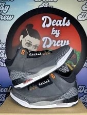 Jordan — Size 8 - Jordan 3 Retro 2023 Mid Fear — Sneaker — resale