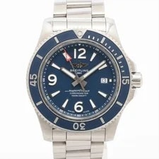 Breitling — Breitling Superocean A17367D81C1A1 SS AT Blue Dial 2 Extra Links — Watch — resale