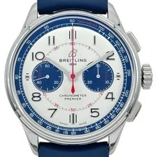Breitling — Breitling B01 42 AB0118 42mm Stainless Steel Silver OKW732 — Watch — resale