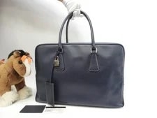 Prada — Prada Briefcase Dark Document Document Case 27 113 — Handbag — resale