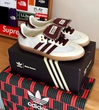 Wales Bonner x adidas Originals — Wales Bonner X Adidas Originals Samba "Pony Tonal" - Low-Top — Sneaker — resale