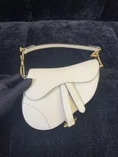 Dior — Authentic Christian Dior Saddle Grained Italy — Handbag — resale