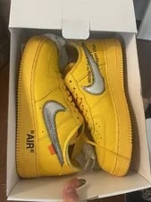 Nike — Size 9 - Nike Air Force 1 Low Metallic — Sneaker — resale
