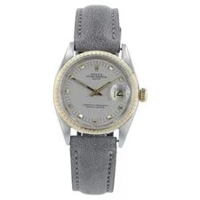 Rolex — Rolex Date Silver Dial Gold and Steel Silver Dial 34mm Automatic 1505 — Watch — resale