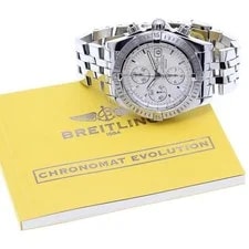Breitling — Breitling Chronomat Evolution A13356 43mm SS Silver Dial Automatic #C367 — Watch — resale
