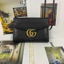 Gucci — Gucci GG Marmont Metal Chain Wallet — Handbag — resale