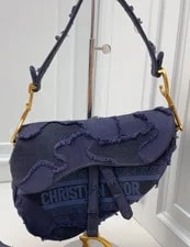 Dior — Christian Dior Embroidered Camouflage — Handbag — resale