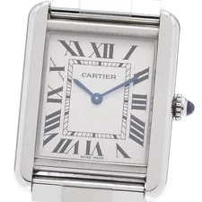 Cartier — Cartier Tank Solo SM W5200013 Silver Dial Quartz Watch_953438 — Watch — resale