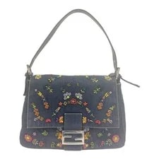Fendi — Fendi Mamma Baguette Flower Beaded — Handbag — resale