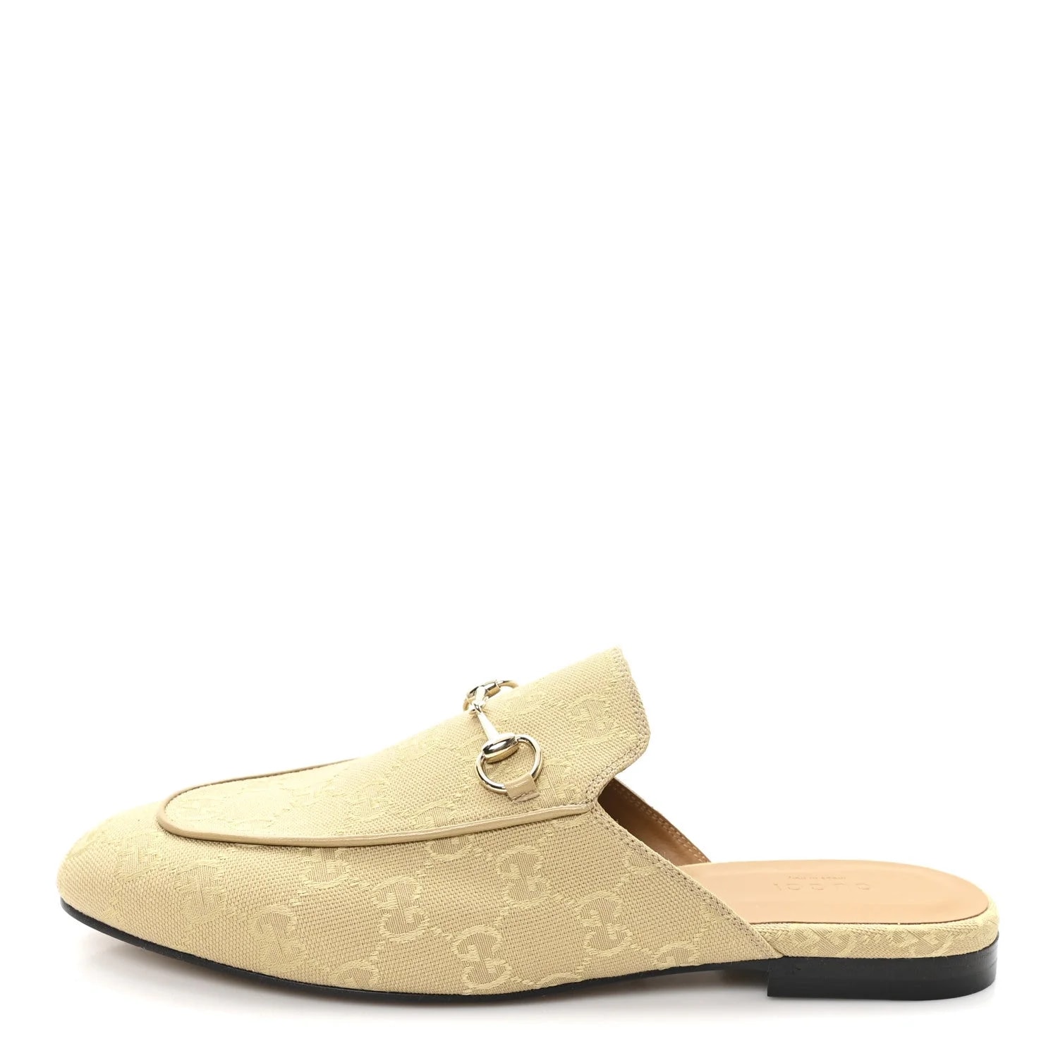 Gucci — GG Princetown Slippers 40.5 Egypt Salt — Designer Shoe — resale