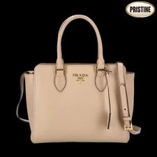 Prada — Pristine Condition Prada / Monochrome 2Way Hand/1Ba156/272 /Sa /75 — Handbag — resale