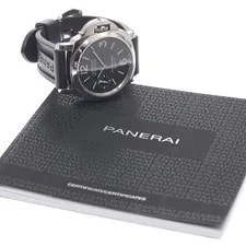Panerai — Panerai Luminor Marina PAM00510 44mm SS Rubber Black Dial Hand-Wind #C200 — Watch — resale
