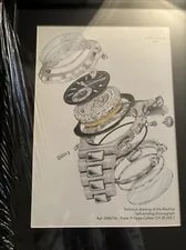 Patek Philippe — Patek Philippe Technical Drawing Nautilus Genuine 5980 Caliber CH28-250C — Watch — resale