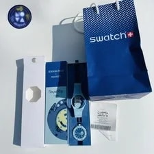 Audemars Piguet X Swatch — Audemars Piguet X Swatch Bioceramic Royal Pop Lan Ba' IN Hand — Watch — resale