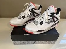 Jordan — Size 10.5 - Jordan 4 Retro Pale Citron, Bright 2019 in Box — Sneaker — resale