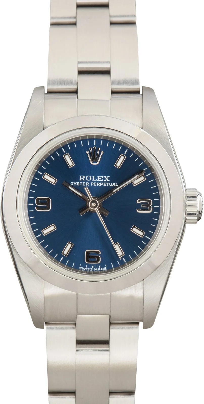Rolex — Rolex Oyster Perpetual Ref 76080 Blue Dial — Watch — resale