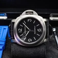Panerai — Panerai Luminor Base PAM00176 Titanium 44mm Black Sandwich Dial Box Papers 2016 — Watch — resale