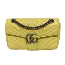 Gucci — Gucci GG Marmont Quilted Chain 443497 515065 — Handbag — resale