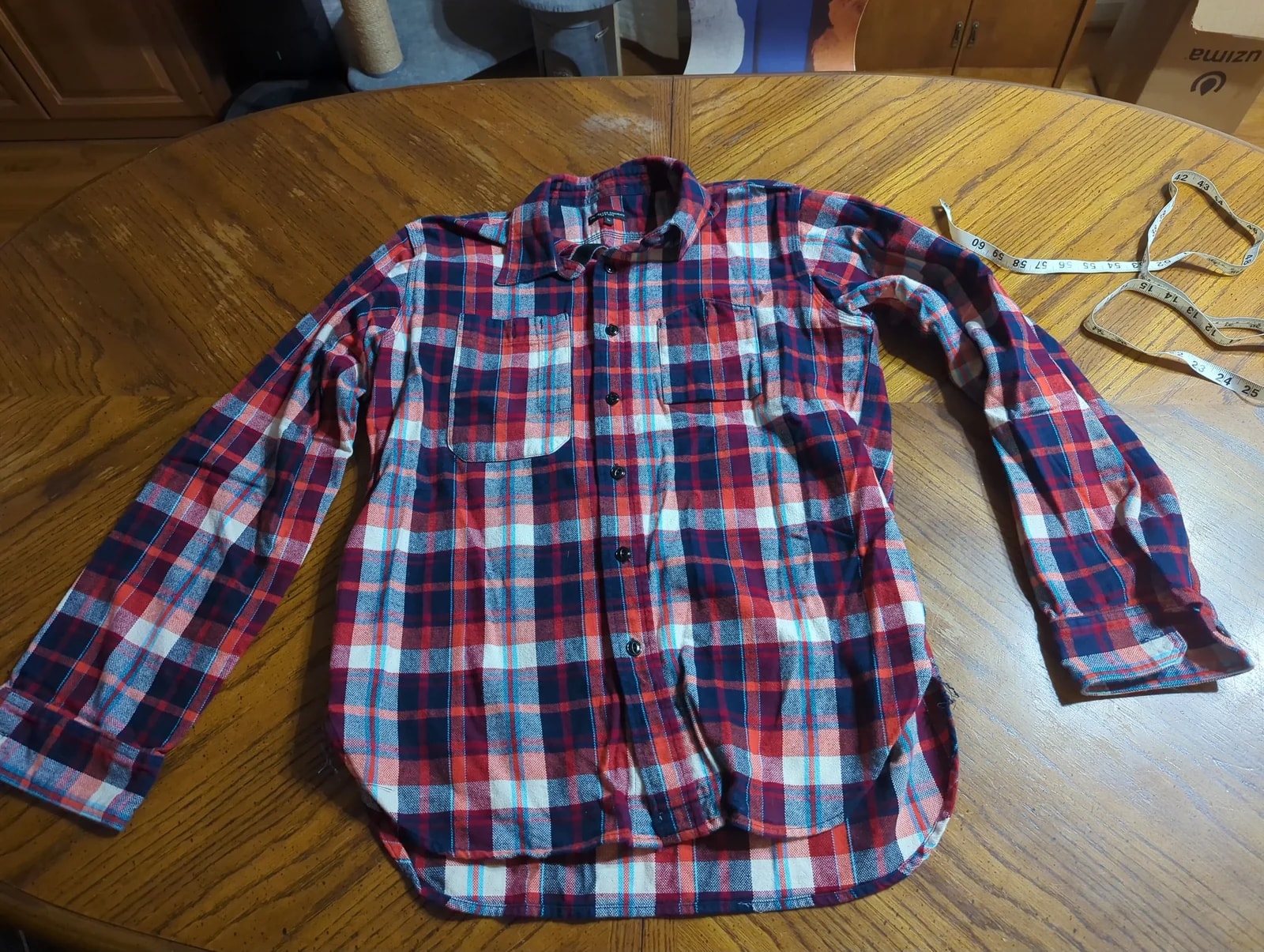 Engineered Garments Work Shirt Plaid Flannel