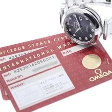 Omega — Omega DE Ville Ladymatic 425.30.34.20.56.001 34mm SS Black #C4661 — Watch — resale
