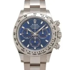 Rolex — Rolex Cosmograph Daytona 116509 Blue Dial White Gold Automatic Cal.4130 #W054 — Watch — resale