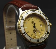 Tag Heuer — Tag Heuer Professional 2000 Series 974.015 Leather Strap — Watch — resale