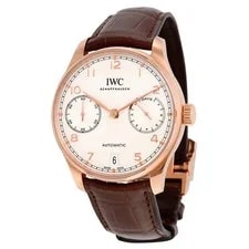 IWC — IWC Portugieser Automatic White Dial 18kt Rose Gold IW500701 — Watch — resale