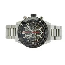 Tag Heuer — With TAG Heuer Carrera Chronograph CBN2A1AA.BA0643 SS Skeleton Automatic S — Watch — resale