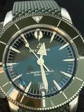 Breitling — Breitling SuperOcean Heritage B31 44mm Green Rubber AB3112361L1S1 — Watch — resale