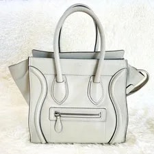 Celine — Celine Luggage Shopper Dune Logo Auth — Handbag — resale