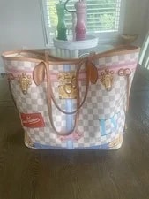 Louis Vuitton — Auth Louis Vuitton Neverfull Summer Trunks — Handbag — resale