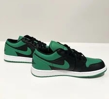 Air Jordan — Air Jordan 1 Low Athletic Shoes Lucky Greenk Size 10 553558-065 NEW! — Sneaker — resale