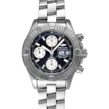 Breitling — Breitling A111B83PRS Chrono Superocean Black Dial A13340 SS Automatic Chro — Watch — resale