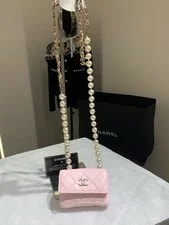 Chanel — Auth Chanel Pastel Strap Flap Crossbody — Handbag — resale