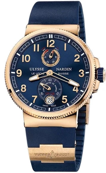 Worldofluxuryus — Ulysse Nardin Marine Chronometer Manufacture 18k Rose Gold — Watch — resale