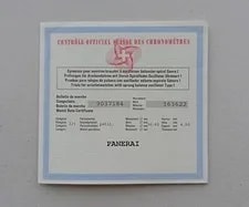 Panerai — Panerai Certification Cosc de Chronometres - C — Watch — resale