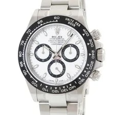 Rolex — Rolex Cosmograph Daytona 116500LN Stainless Steel 40mm White Dial #HDW052 — Watch — resale