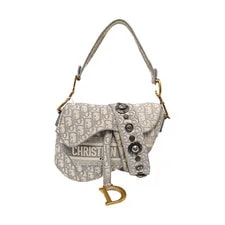 Dior — Dior Saddle Classic Embroidered - Good #WYF5FV — Handbag — resale