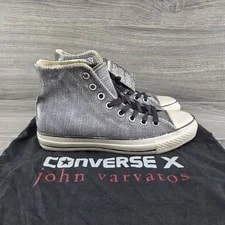 Converse — Converse John Varvatos Ctas Hi Sz 6.5 Sz 8.5 WomensWhite Wash High — Sneaker — resale