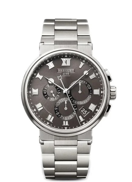 Worldofluxuryus — Breguet Marine 5527 Chronograph Titanium — Watch — resale