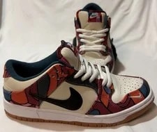 Nike SB — Nike SB Dunk Low Pro QS Parra Abstract Art Fireberry DH7695-600 Size 7 Worn Once — Sneaker — resale