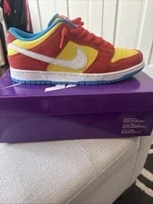 Nike SB — Nike SB Dunk Low Bart Simpson Size 10 Very Near Dead Stock Worn Once — Sneaker — resale