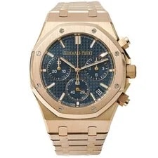 Audemars Piguet — Audemars Piguet Royal Oak Chronograph 50th Anniversary 18K Rose Gold B&C — Watch — resale